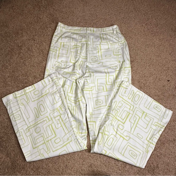 EUC Abstract Boot Cut Pants - Picture 4 of 4